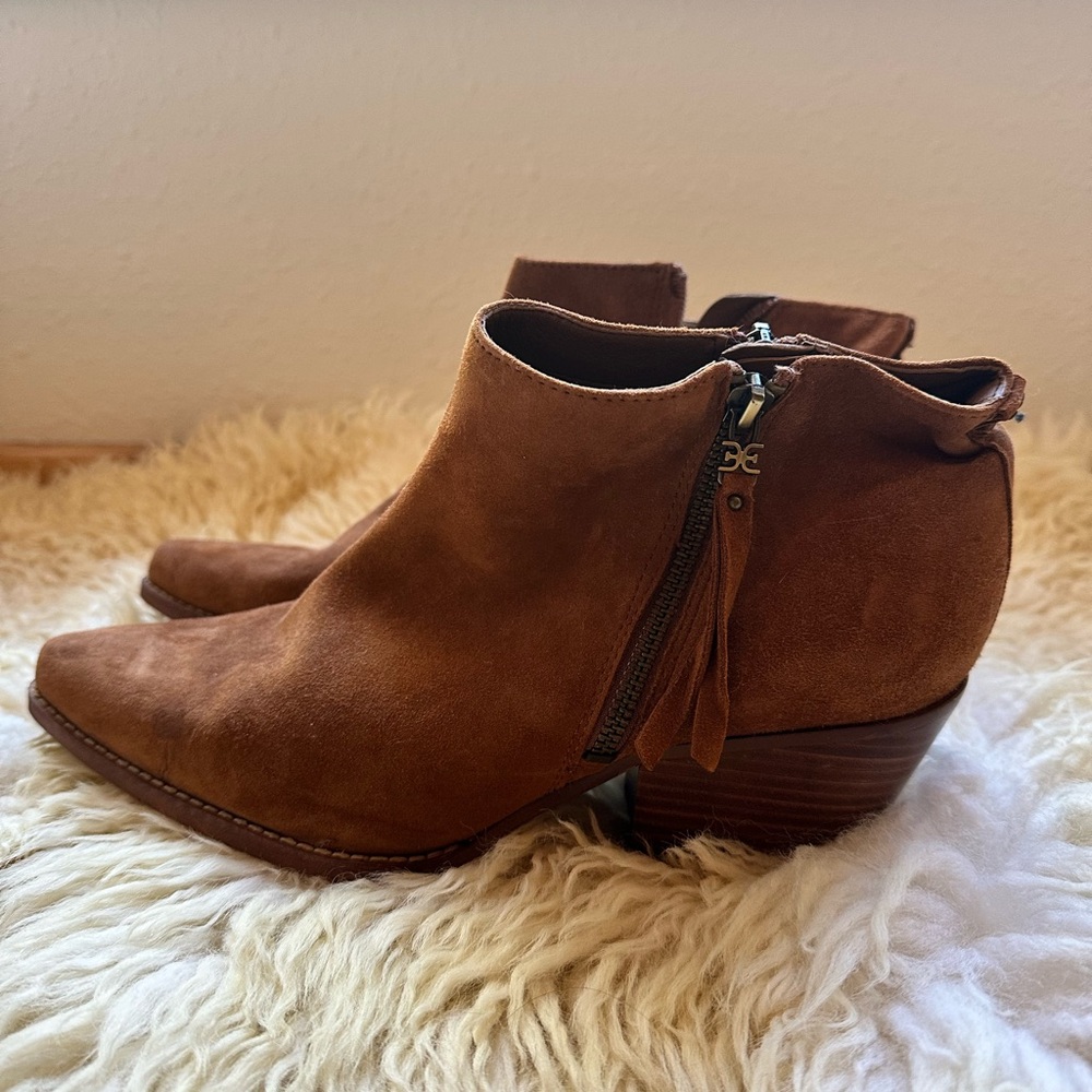 Sam Edelman Suede Leather Booties